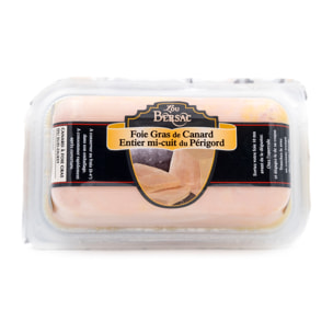 Foie gras entier de canard mi-cuit du périgord barquette - 250g - France