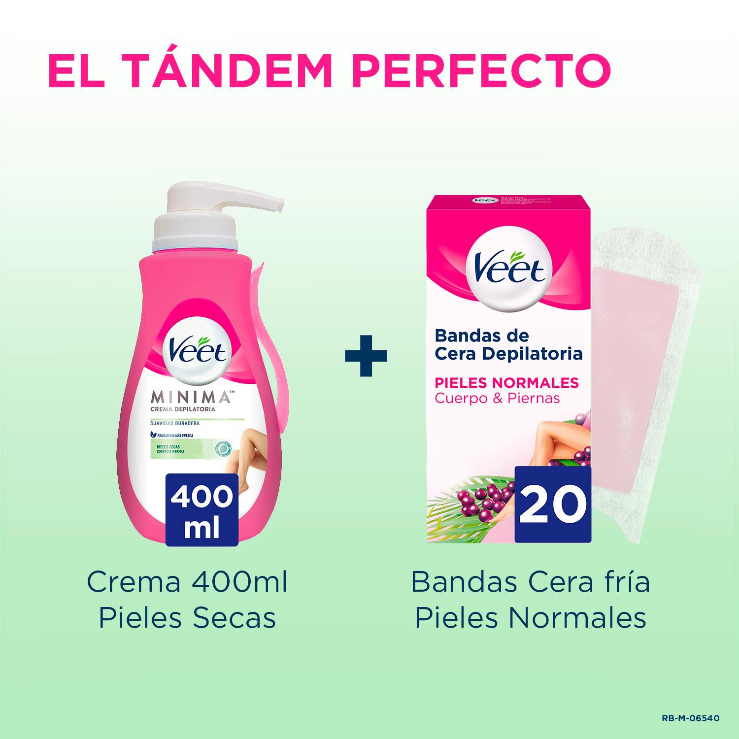 PACK DE 2 CREMA DEPILATORIA CORPORAL PARA MUJER - 2X400 ML