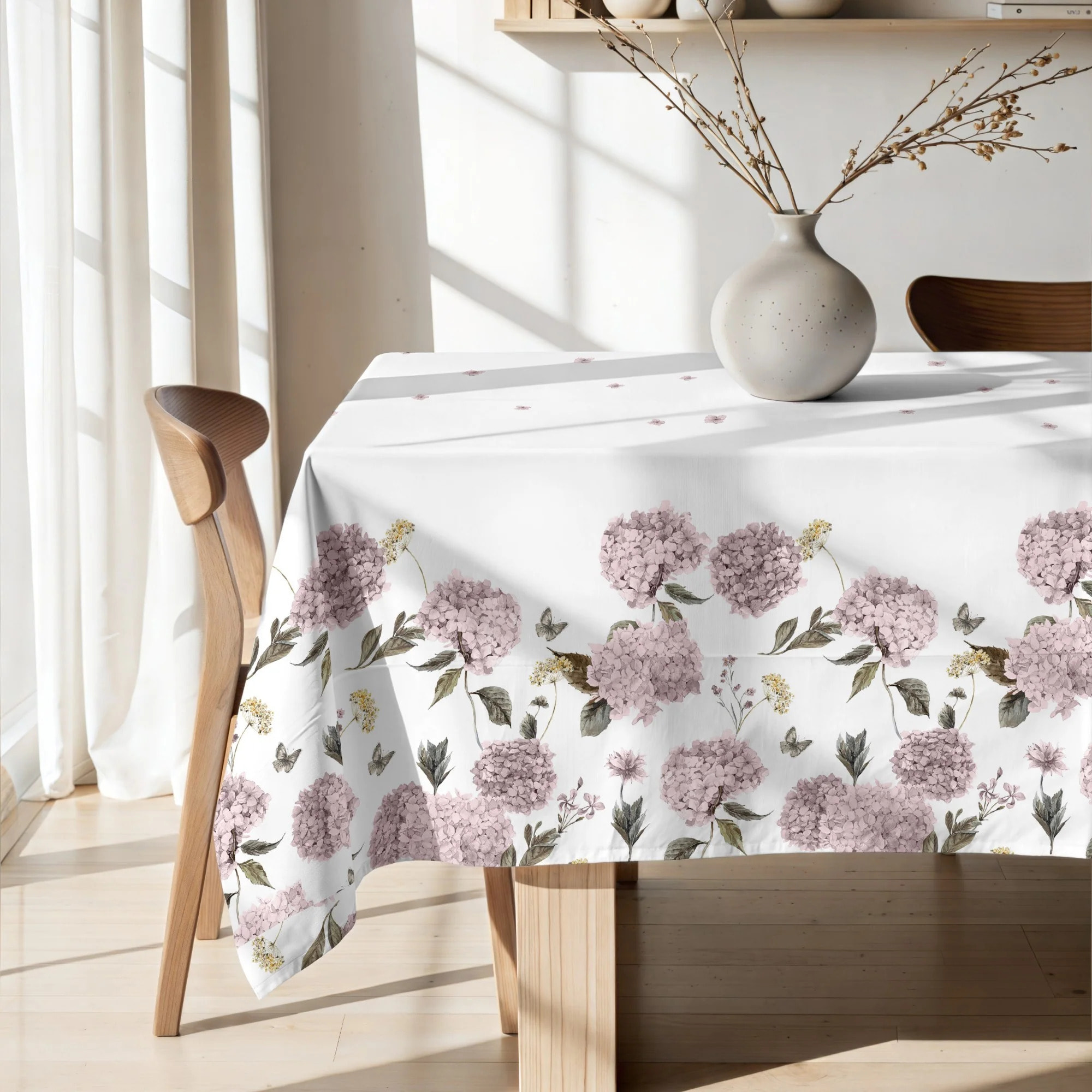 Nappe en résine anti-taches Nilo Bleu