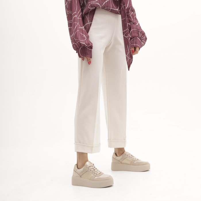 SNEAKERS PLATFORM TAUPE