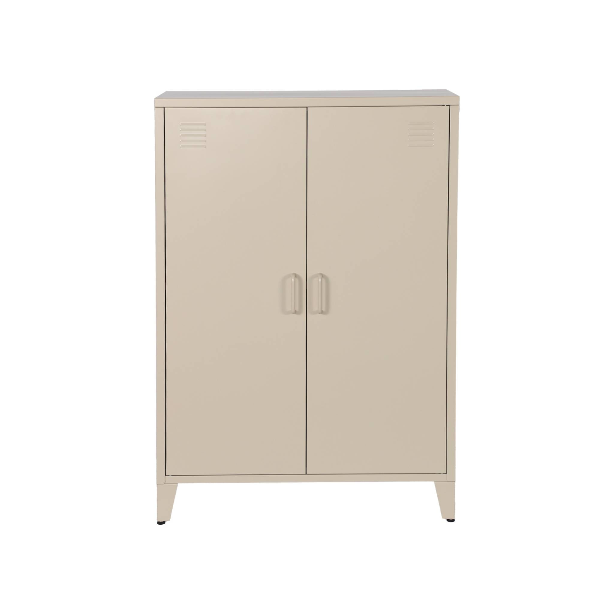 Commode/armoire métal 2 portes (lot de 2) SOHO
