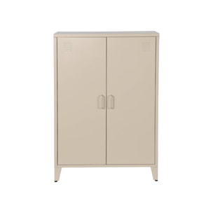 Commode/armoire métal 2 portes (lot de 2) SOHO