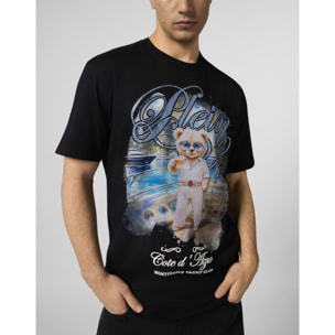 PHILIPP PLEIN Round Neck T-Shirt Teddy Yachting