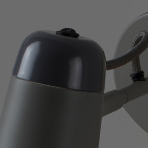 SNAP Lampada da parete grigio scuro