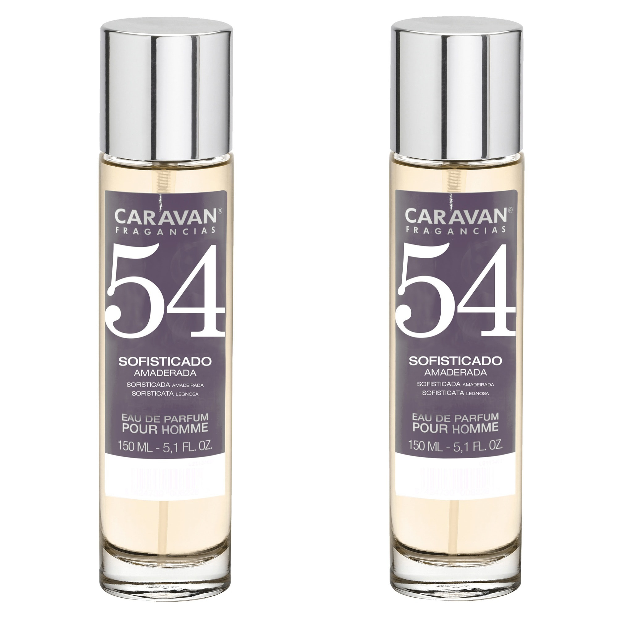 Caravan fragancias set de 2 frascos perfume de hombre nº54, de 150 ml