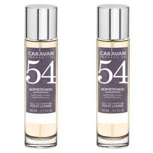 Caravan fragancias set de 2 frascos perfume de hombre nº54, de 150 ml