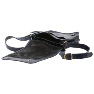 Borsa a tracolla  da uomo In Vera pelle Made in Italy 23x20x9 cm