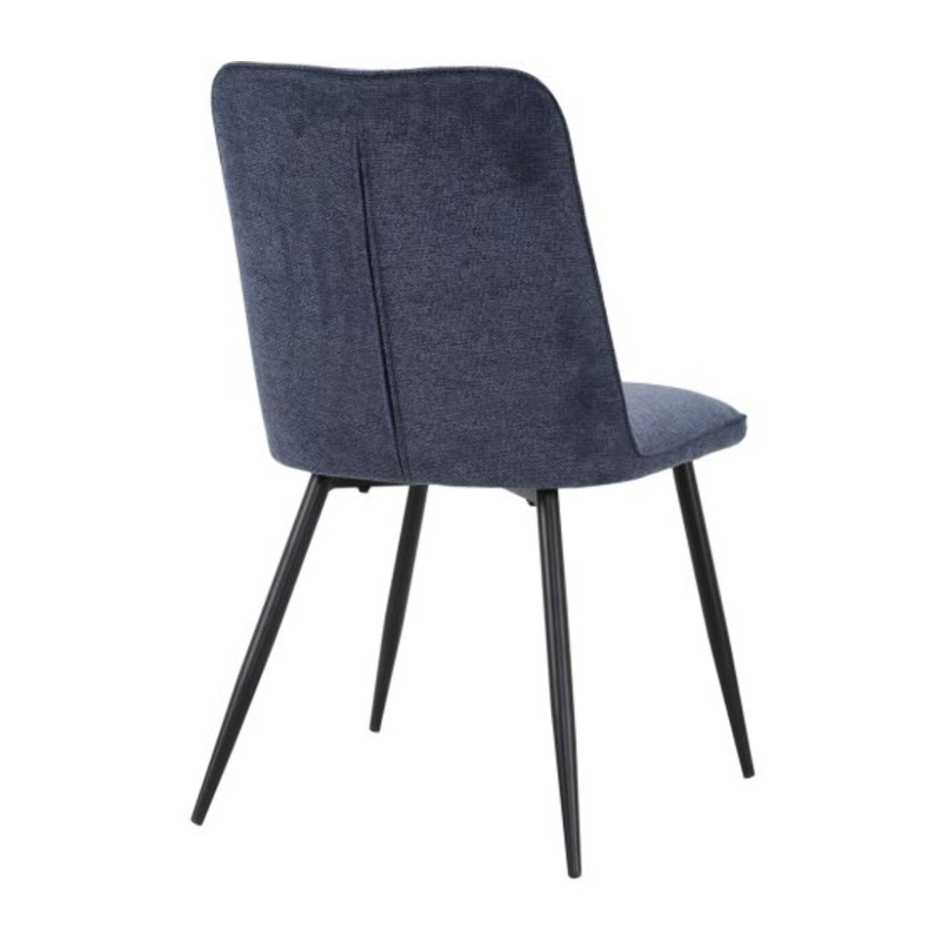 Chaise en tissu avec pieds fins en métal - PERRINE