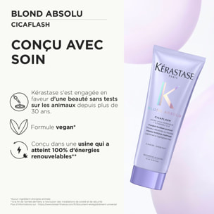 Blond Absolu - Après-Shampooing Fortifiant et Démélant Profond pour Tous les Types de Cheveux Blonds.