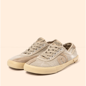 Zapatos N5953 WASHED COTTON BEIG/TEKO color Beig