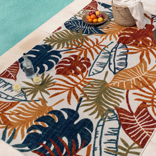 Cabana - Tapis d'extérieur multicolore avec motif à relief