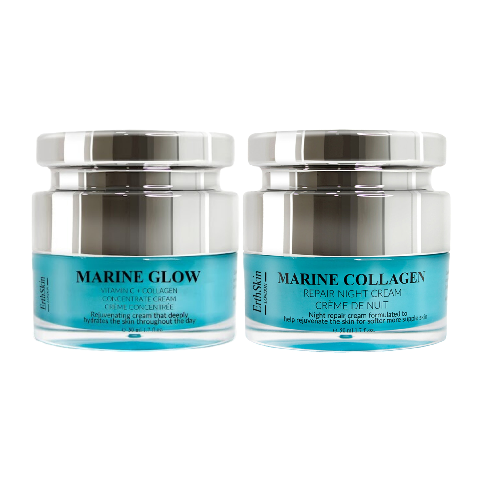 Crema Concentrada Marine Glow + Vitamina C 
 Crema de Noche de Colágeno Marino