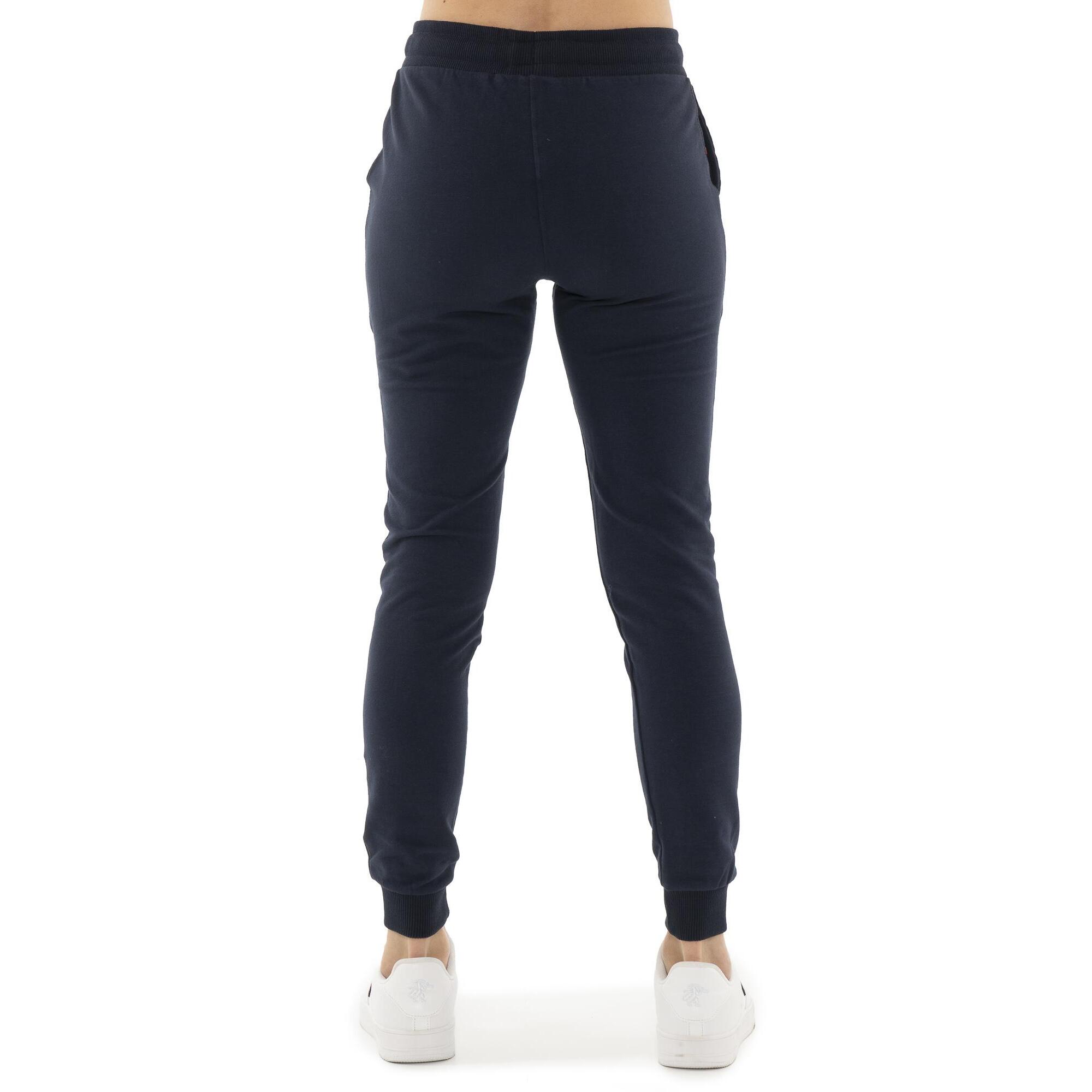 Pantalones de mujer Leone Team Line sin cepillar con logo grande