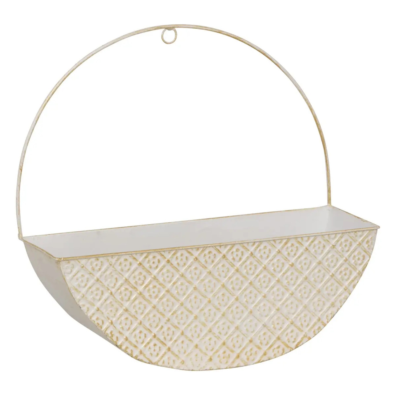 2 jardinières suspendues "Tino" H29,5 et H34cm