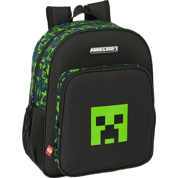 Mochila junior adapt.carro minecraft "tnt"