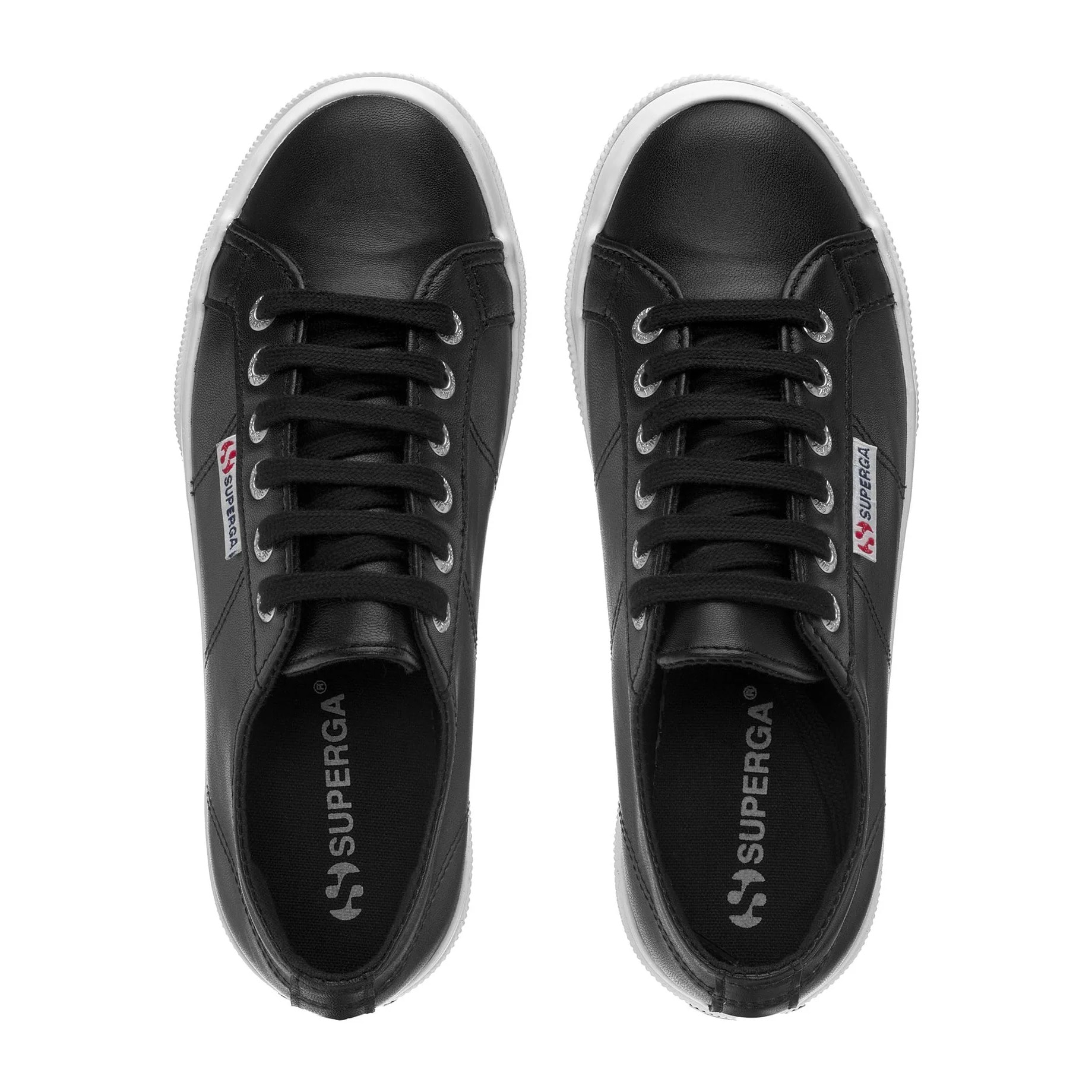 Superga - Zapatos de mujer Mujer Negro - 2740 PLATFORM NAPPA