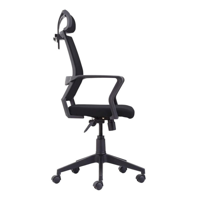 Silla de oficina Winner Negro