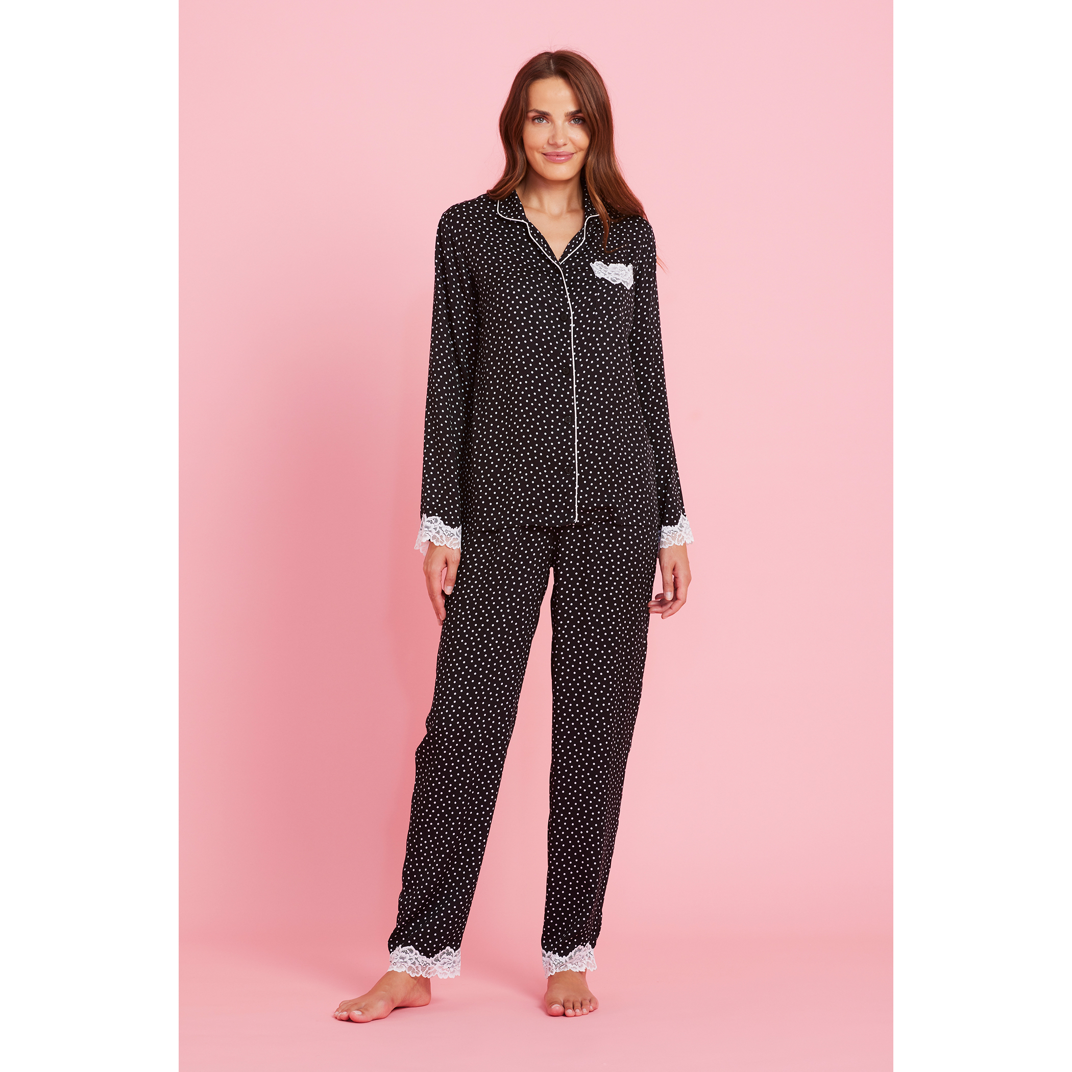 Pigiama donna viscosa dots Noidinotte