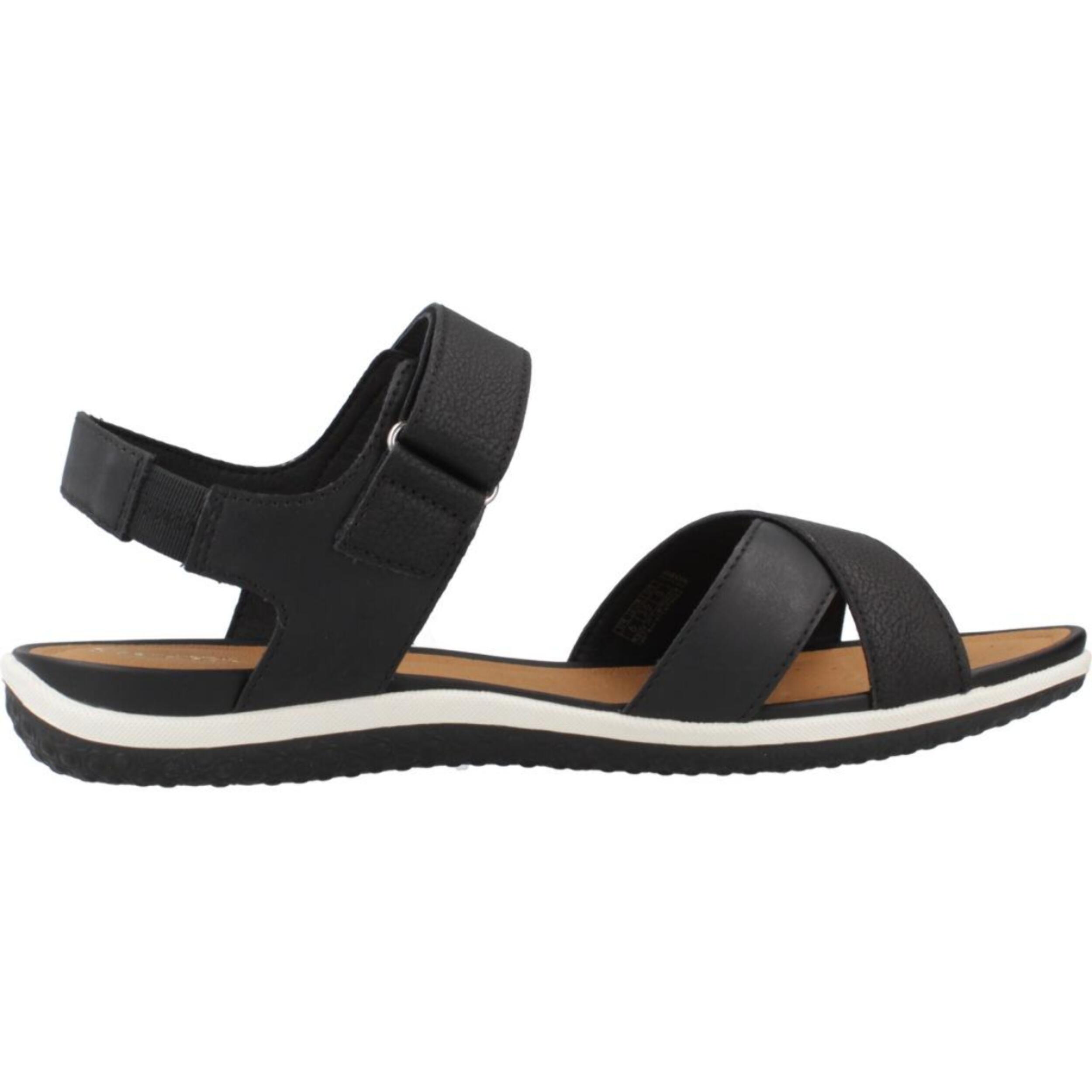 Sandalias Mujer de la marca GEOX  modelo D SANDAL VEGA NEGRO