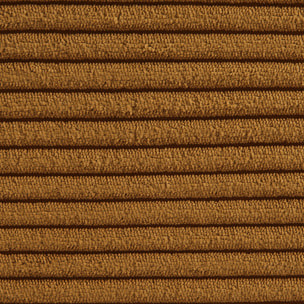 Chauffeuse velours côtelé 1 place moutarde L 91 x P 105 x H 72 cm - SOKOL