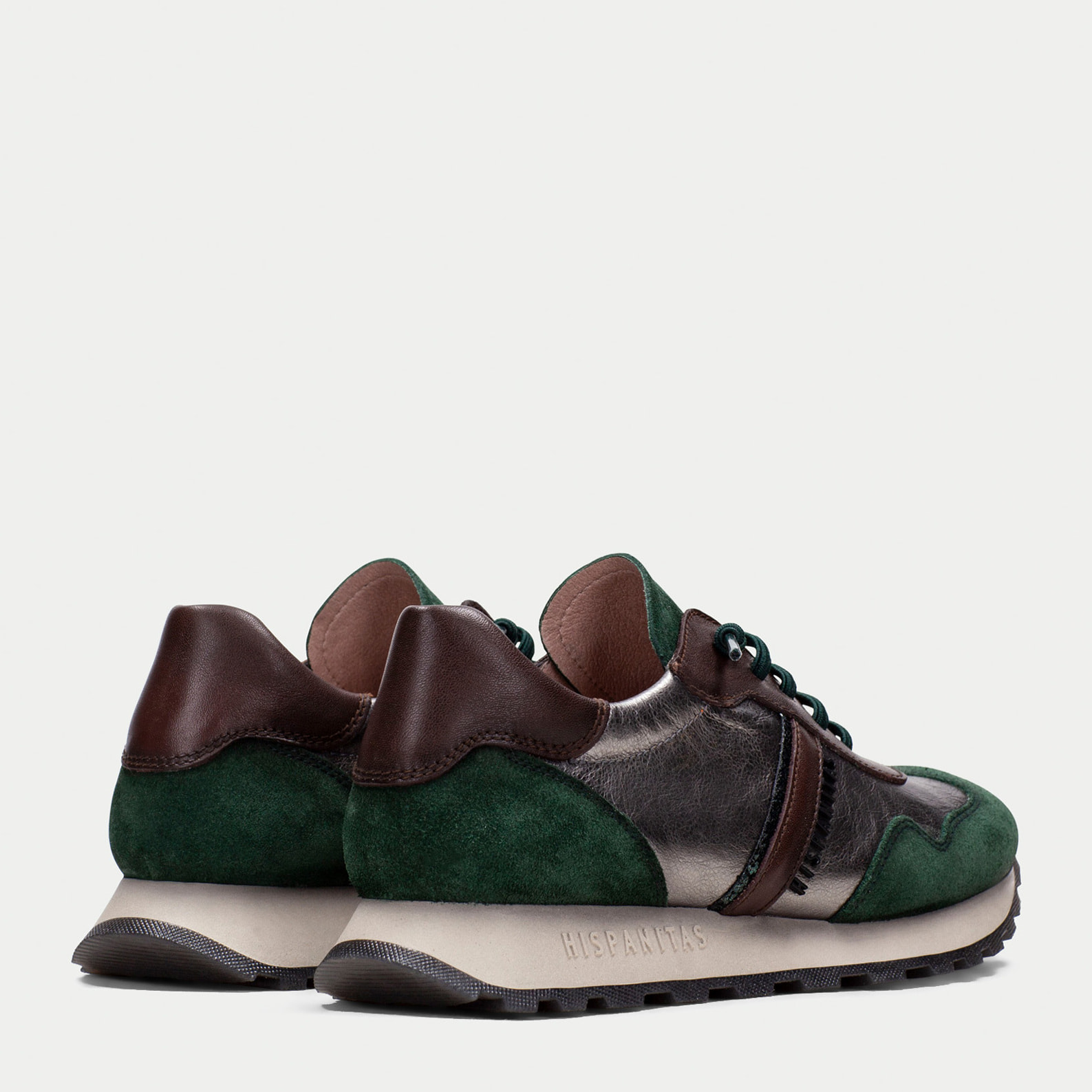 Deportivo Loira Verde acero marron 3 cm