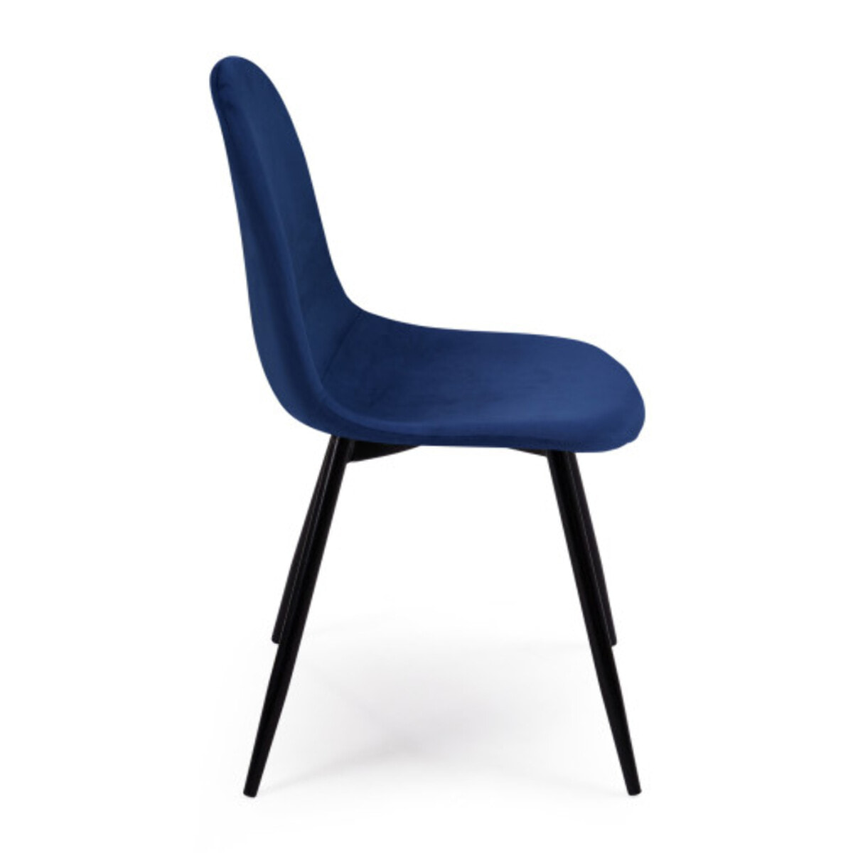 Chaises Sofia - Bleu - pied noir