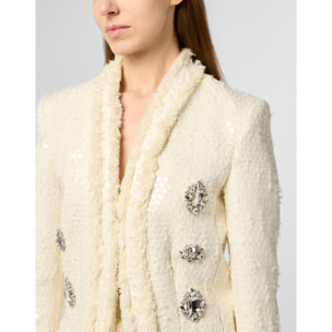 PHILIPP PLEIN Tweed Bolero Paillettes