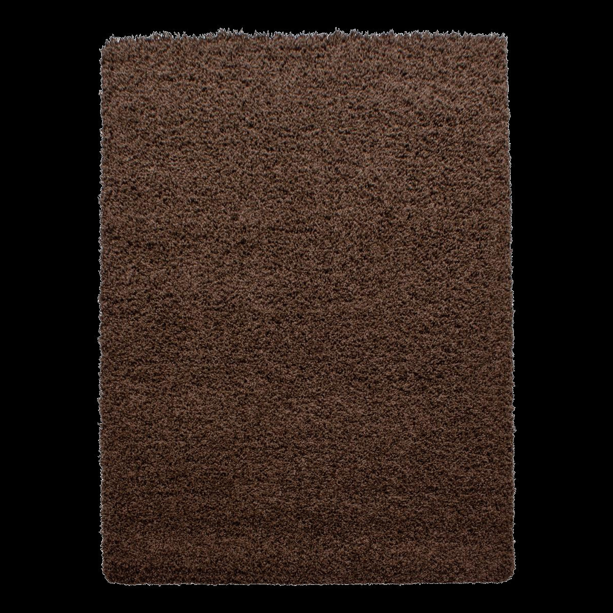 Tapis poils longs shaggy tissé motif uni ROCA