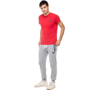 T-shirt a maniche corte da uomo Leone Patch