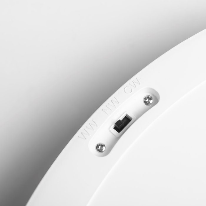 FORLIGHT Plafón LED CARPE 13.5W con temperatura de color ajustable (3000-6000K) y protección IP54