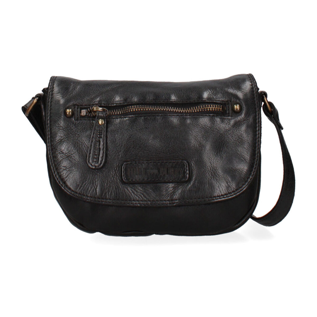 Borsa a tracolla  da uomo In Vera pelle Made in Italy 21x17x4,5 cm