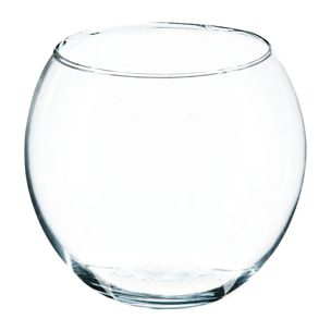 Vase boule verre D15cm