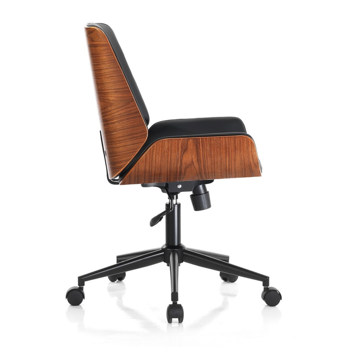 Oresteluchetta Poltrona da ufficio BRUGES DARK WOOD