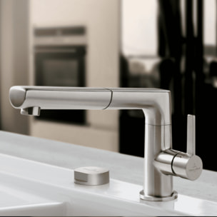 Bouton pour vidage évier 1 cuve VILLEROY & BOCH finition chromé