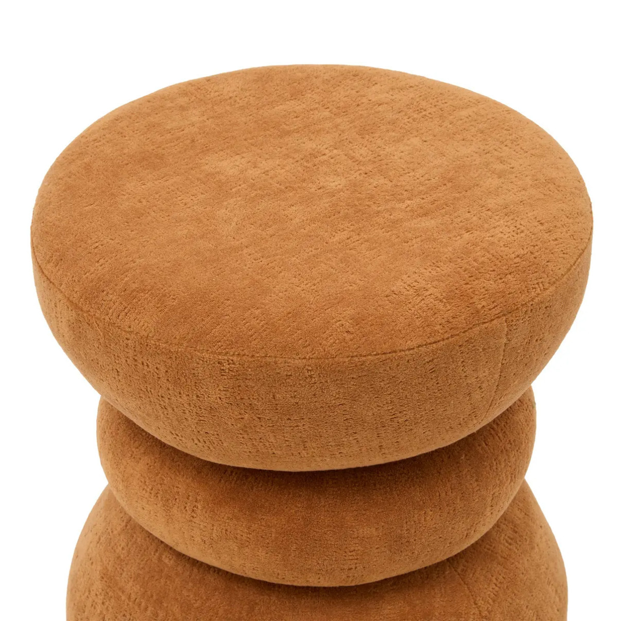 Pouf Ritem rond D.36cm ambre