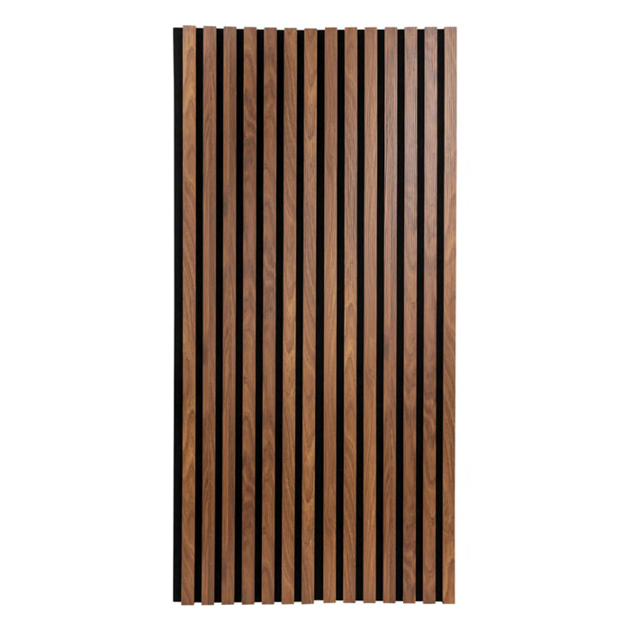 Panneau décoratif mural Colva bois foncé 120x60cm