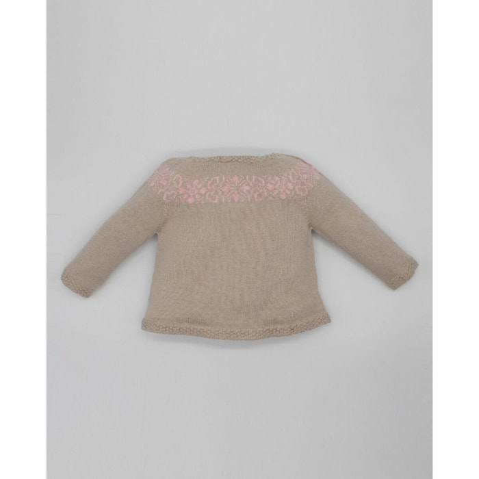 JERSEY PUNTO GRECA ROSA BEBÉ