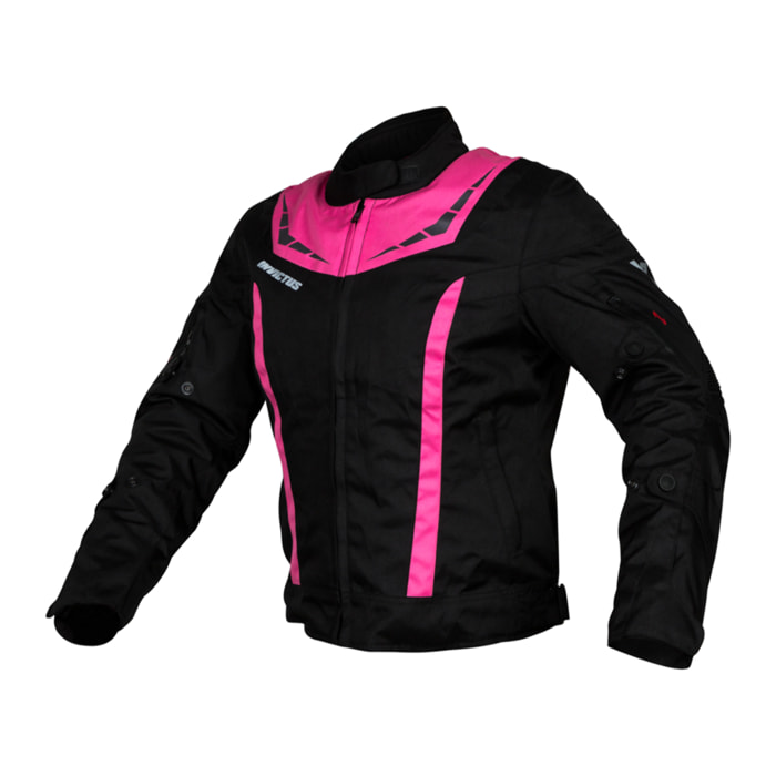 CHAQUETA DE MOTO CHICA DIANA VIOLET  INVICTUS