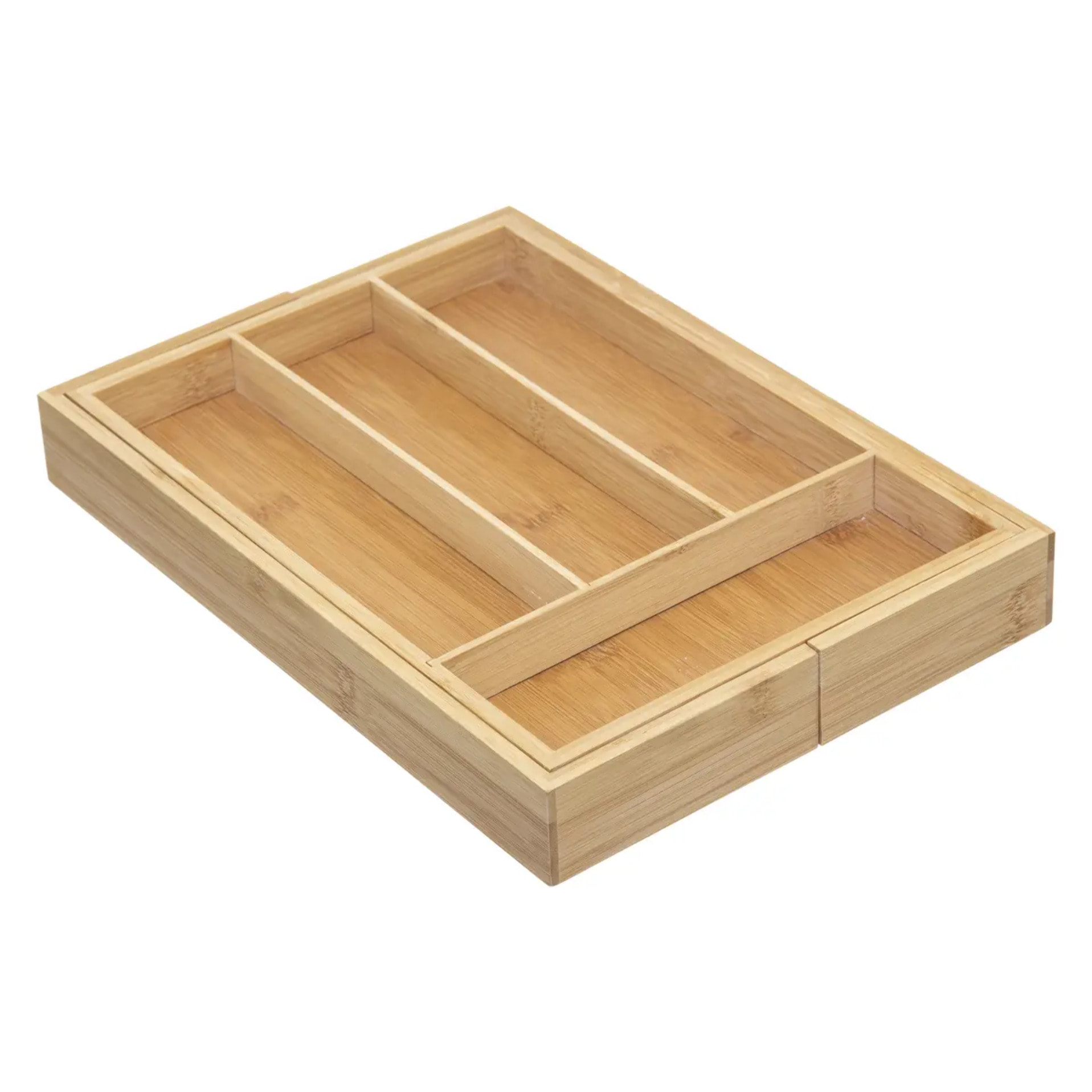 Range-couverts 6 compartiments extensibles bambou