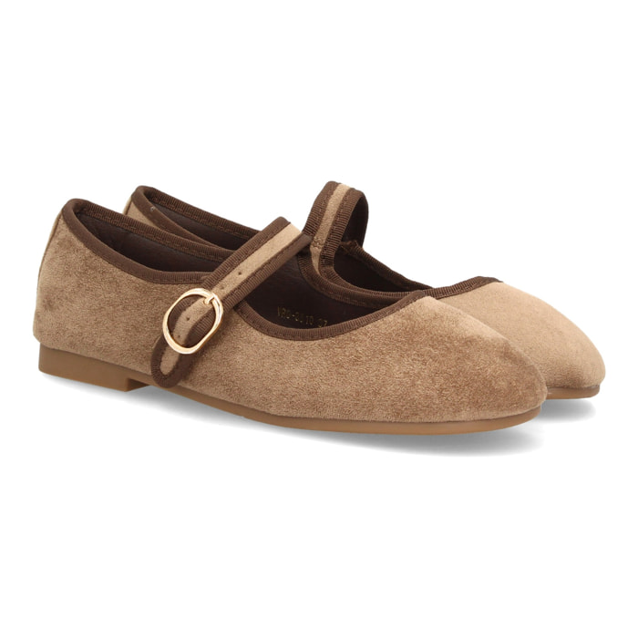 Bailarinas barefoot mujer con hebilla ajustable