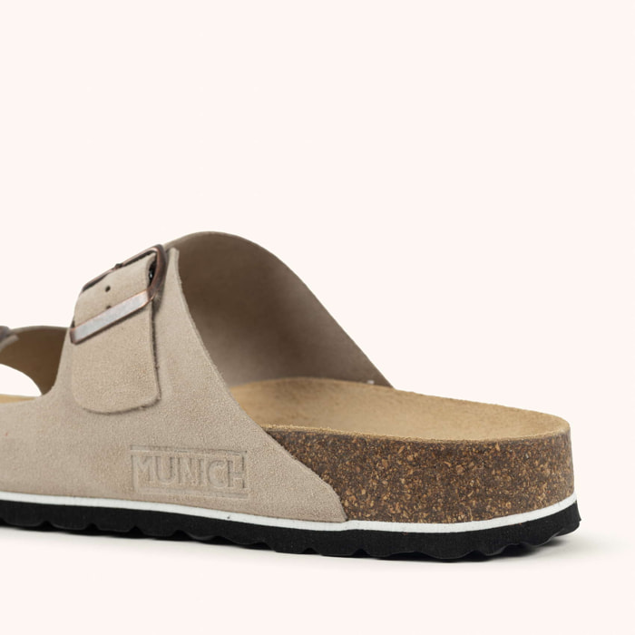 MUNICH SUNGAI 02 Sandalia Bio Unisex con Doble Hebilla Arena