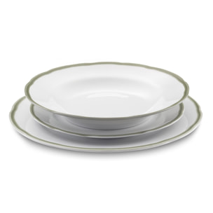 Scala Verde  - Vajilla de 18 piezas