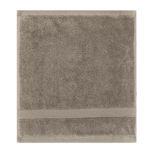 Carre pur coton 550 g/m² uni beige Elea chataignes