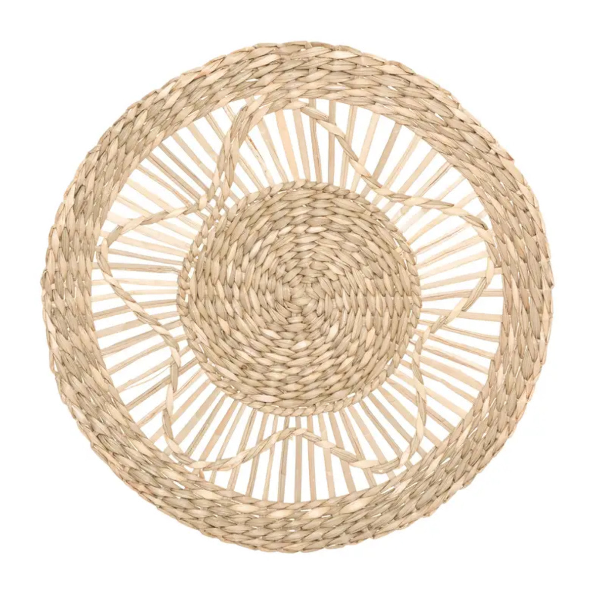 Set de 3 déco murales roseau D18/28/38cm