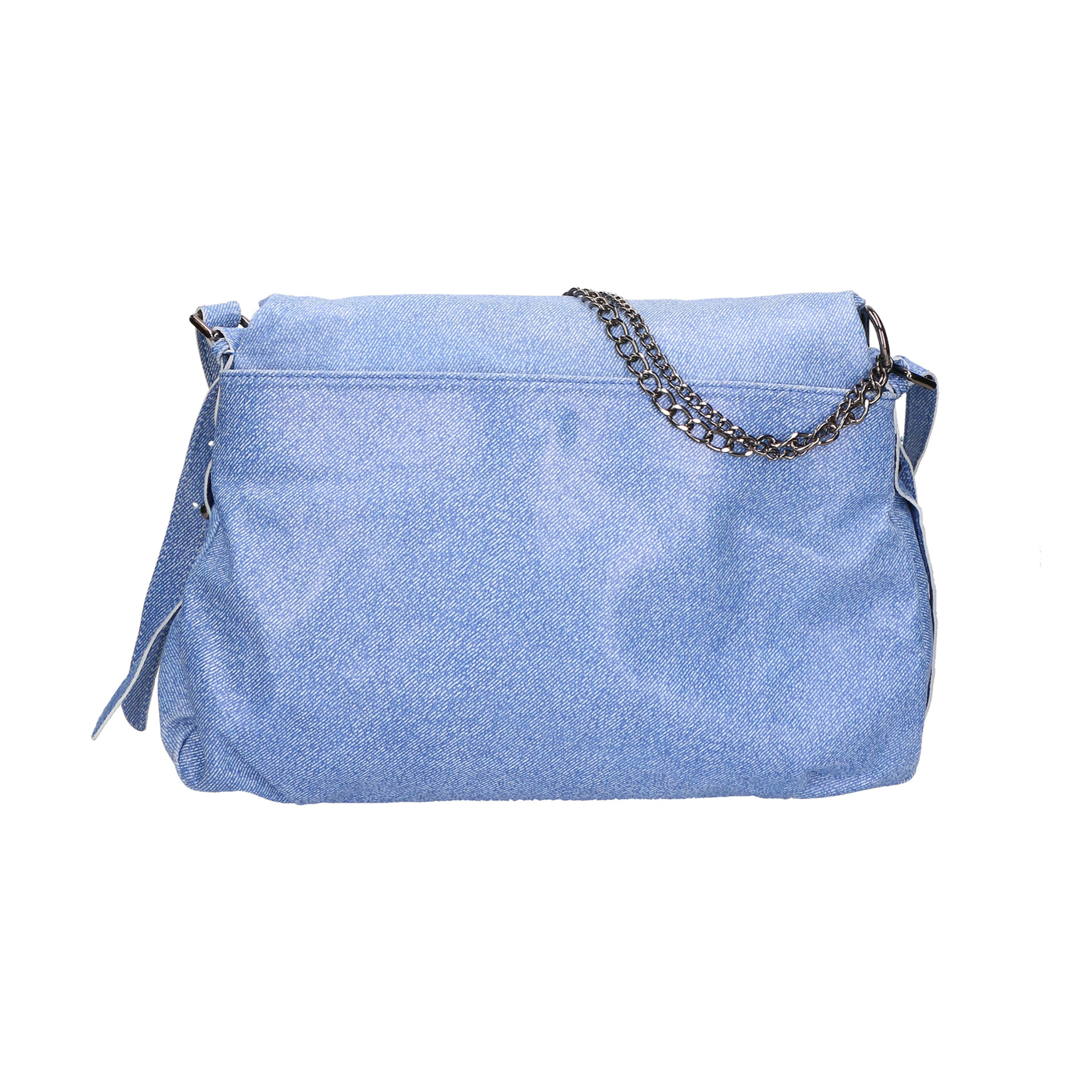 Borsa a tracolla da donna In Vera pelle Made in Italy 40x24x11 cm