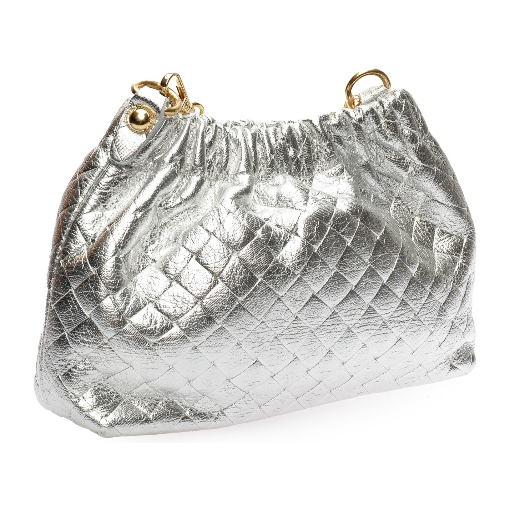 Borsa a spalla Anna Luchini Argentato