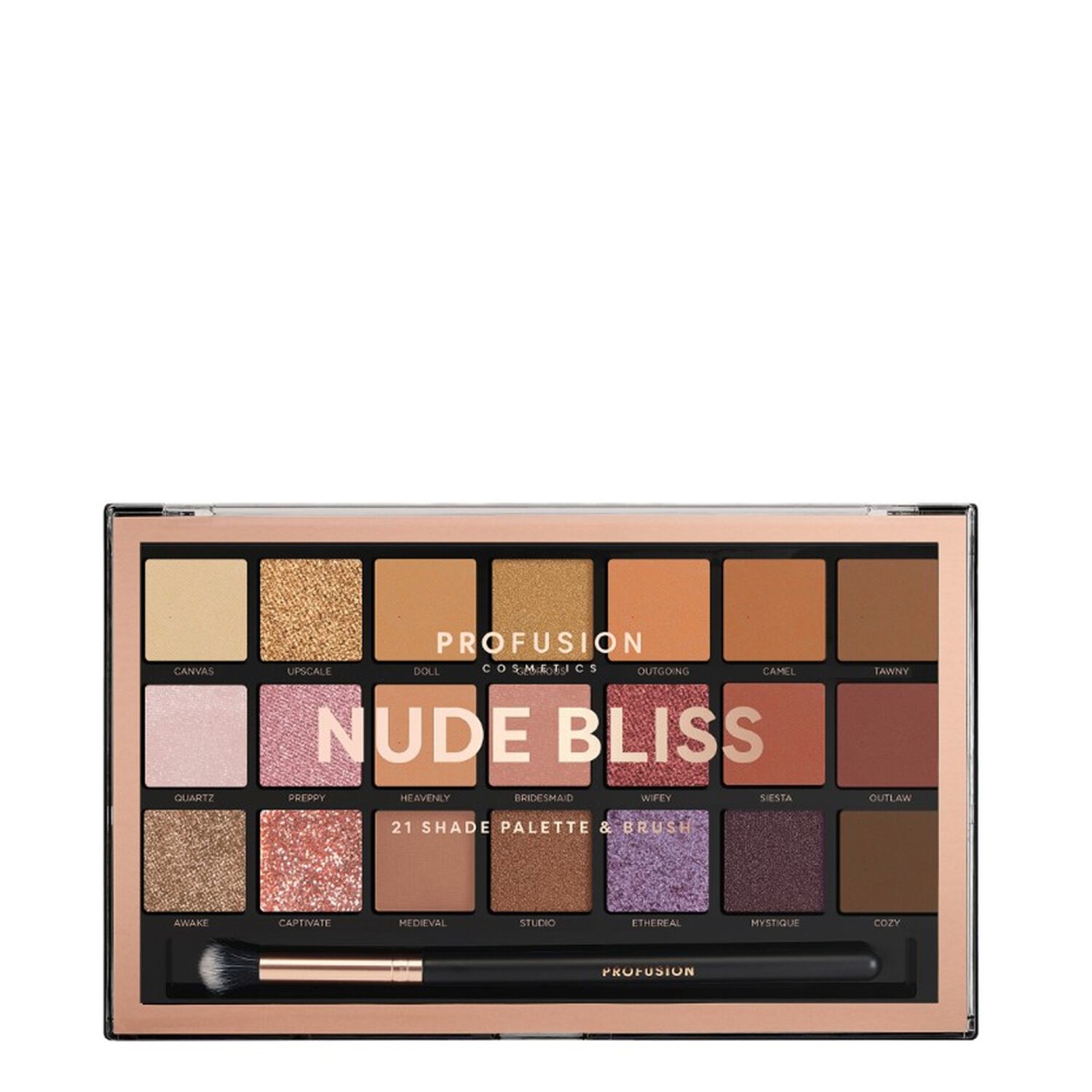 Palette Nude Bliss - Ombre à Paupières 21 Teintes