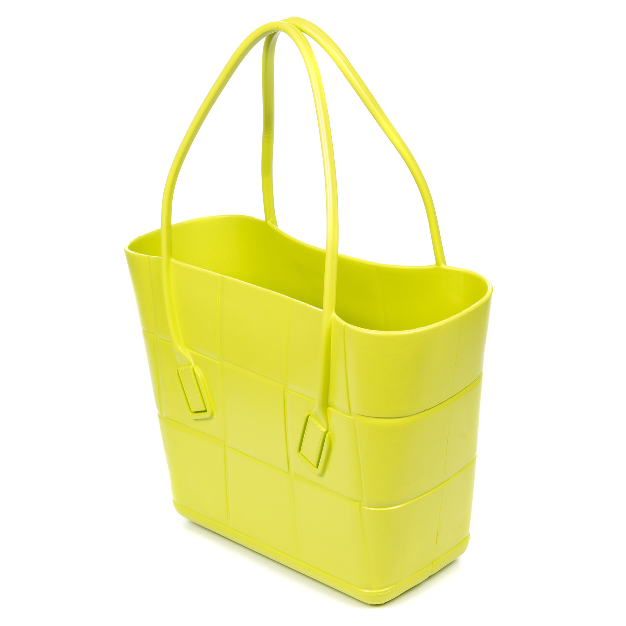 Villandro bolso Shopper cesta, de pvc soft monopieza grabado con grandes asas
