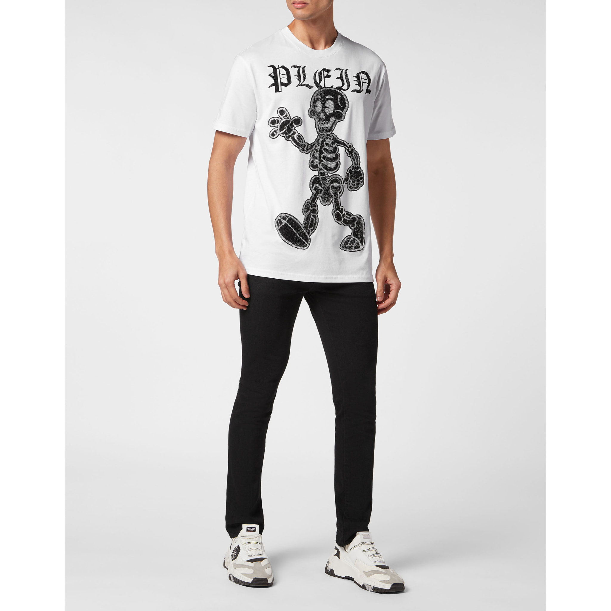 PHILIPP PLEIN Camiseta Cuello Redondo SKELETON