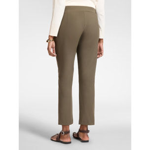 Elena Mirò - Pantaloni in jersey - Verde militare